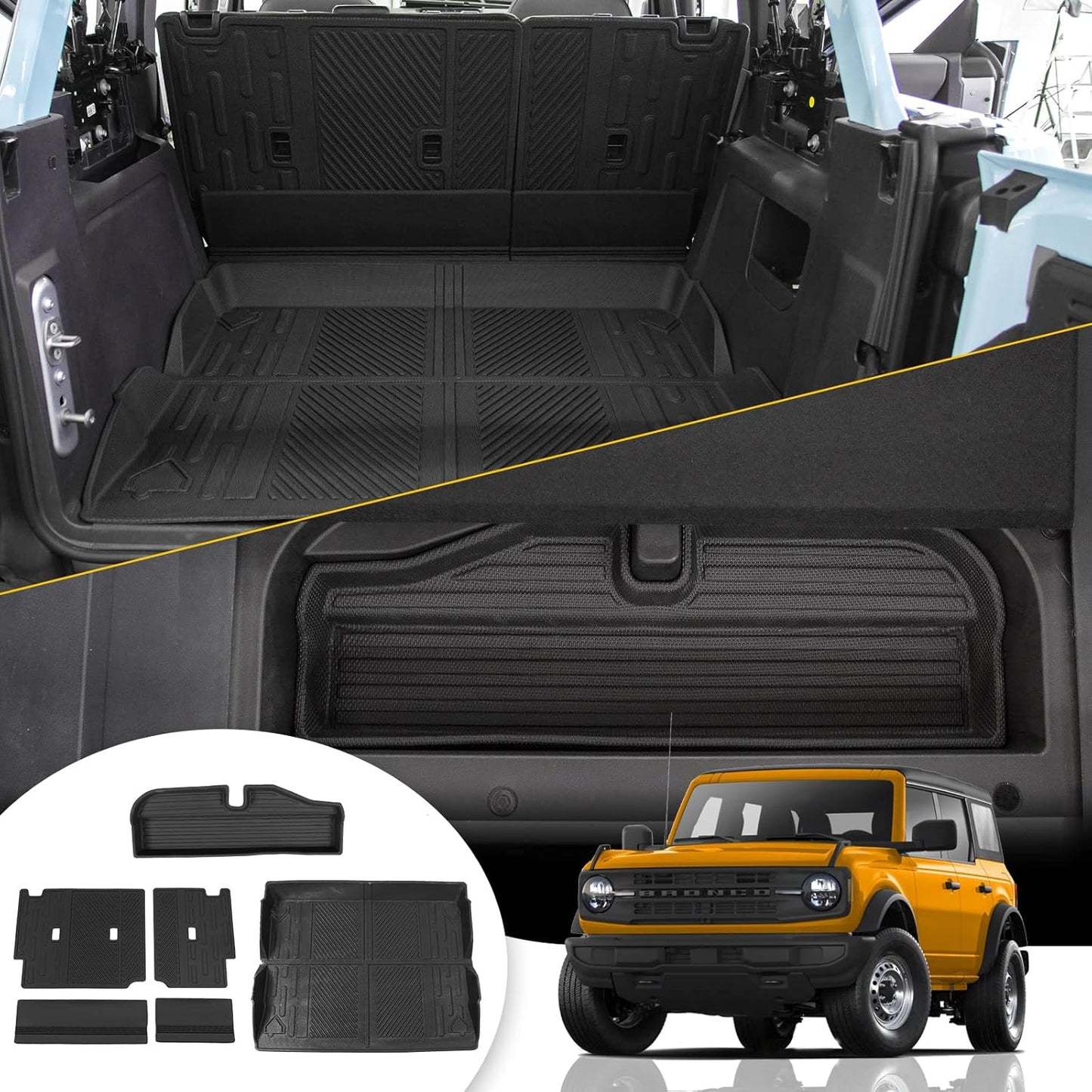 Maxzina Cargo Mat for 2021-2025 Ford Bronco Accessories