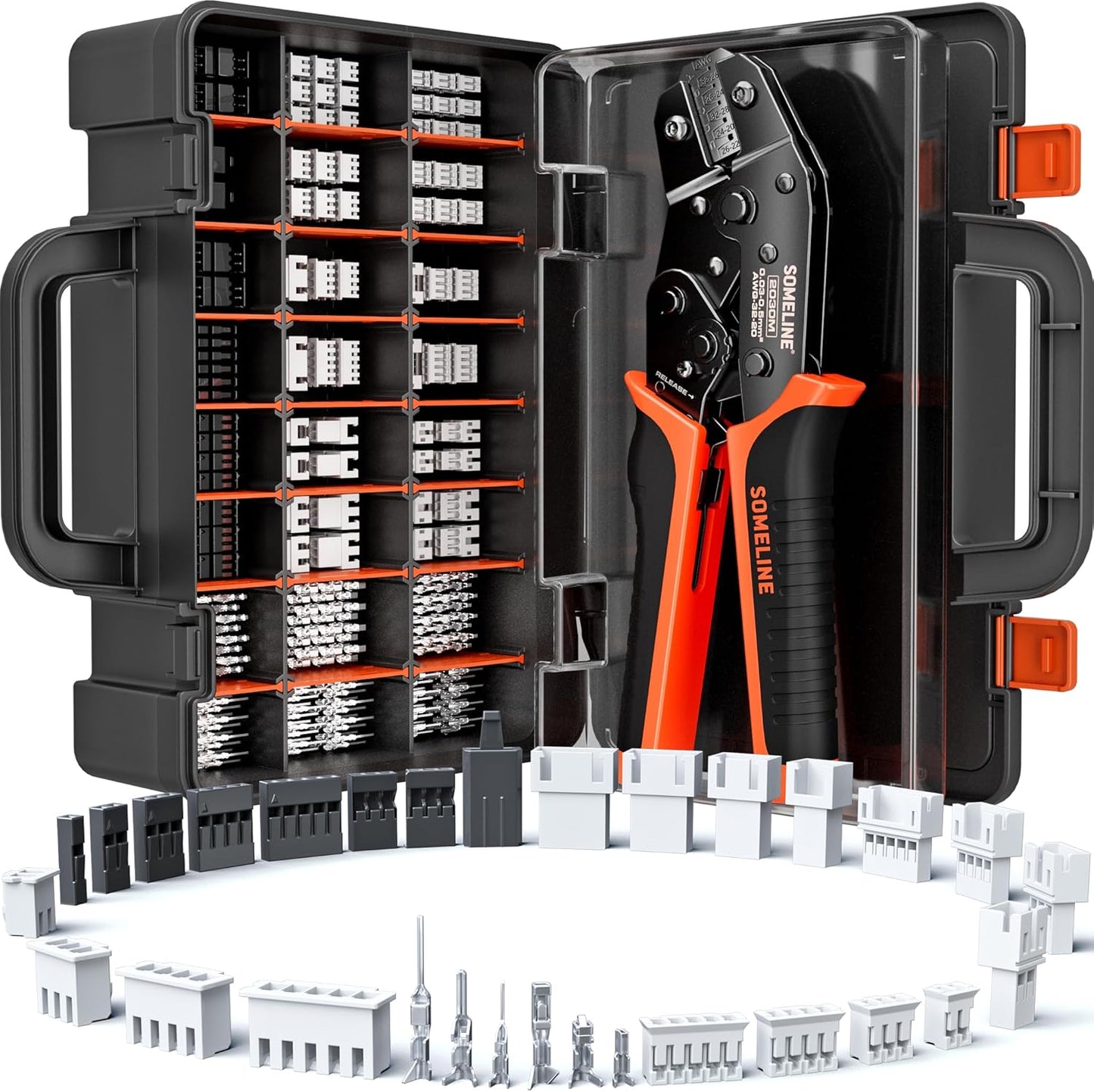 SOMELINE Crimp Tool Connector Kit for 32-20 AWG Crimping Needs