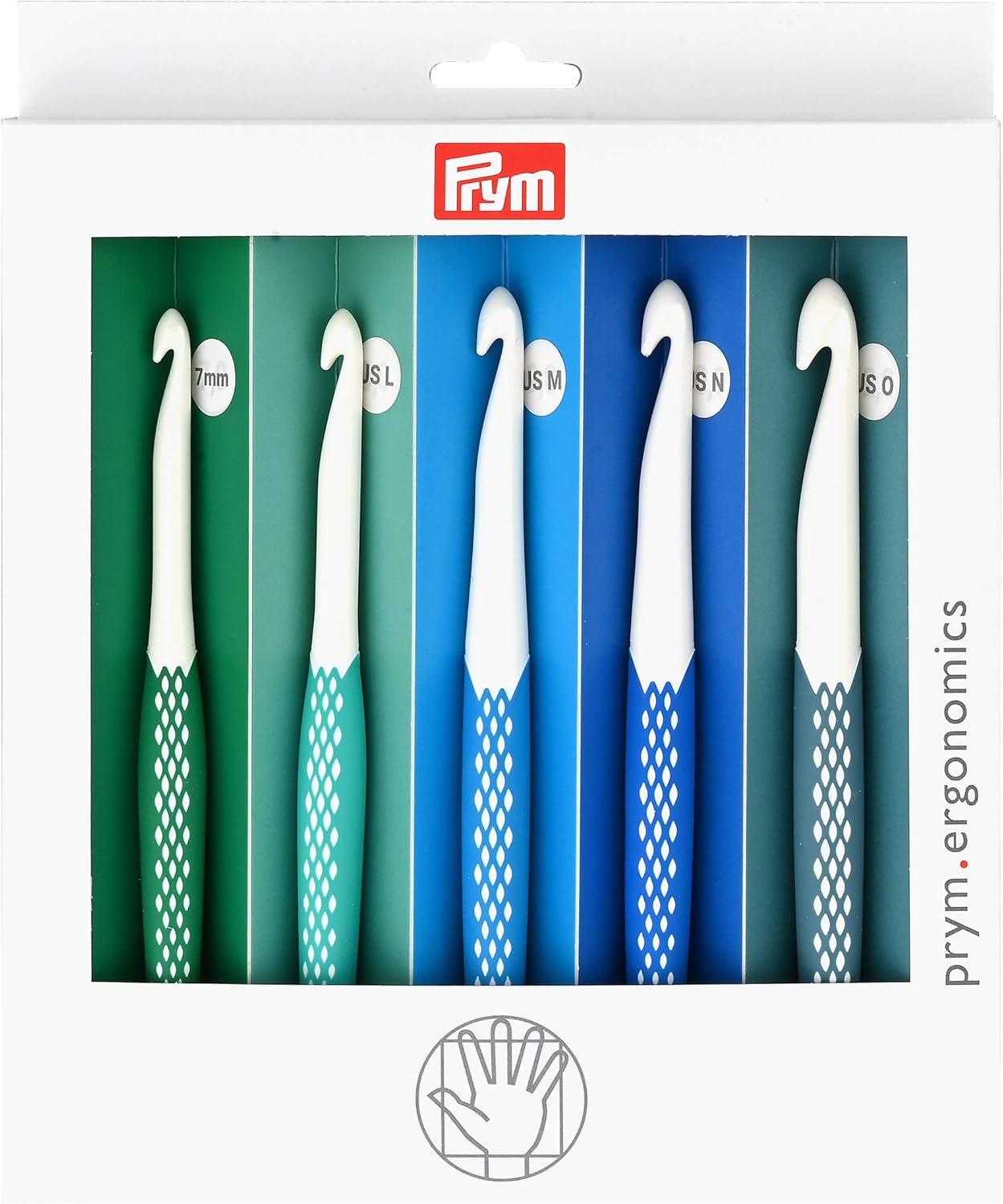 Prym Ergonomics Crochet Hook Set for Comfortable Yarn Crafting
