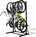 Freestanding 5 Bike Storage Rack for Indoor Garage Organization