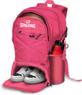 Spalding Basketball Backpack Sports Bag Pink - Ball & Shoe Carrier