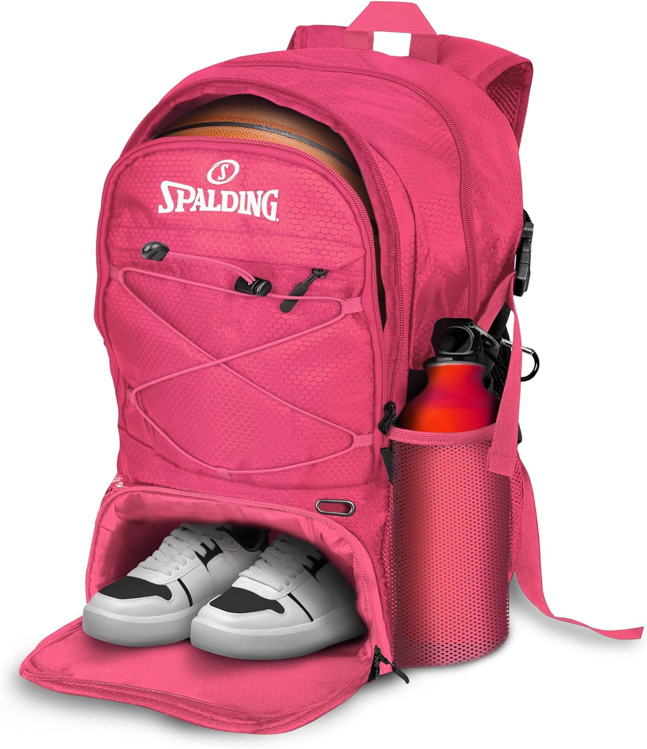 Spalding Basketball Backpack with Shoe Compartment for Players