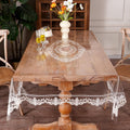 Clear Table Cover Protector Rectangle Vinyl Tablecloth 60 x 104 in