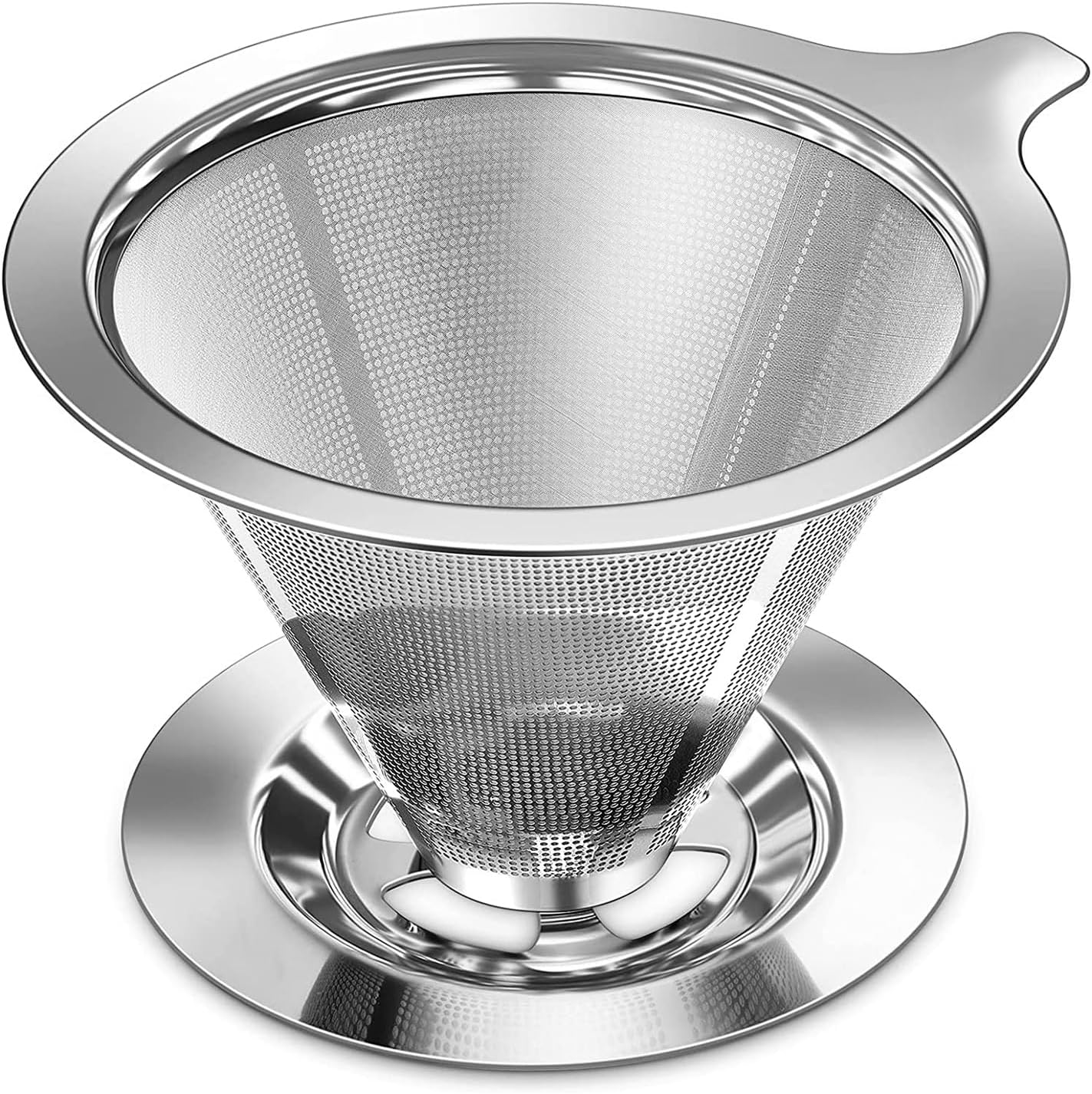 Double Mesh Reusable Pour Over Coffee Dripper