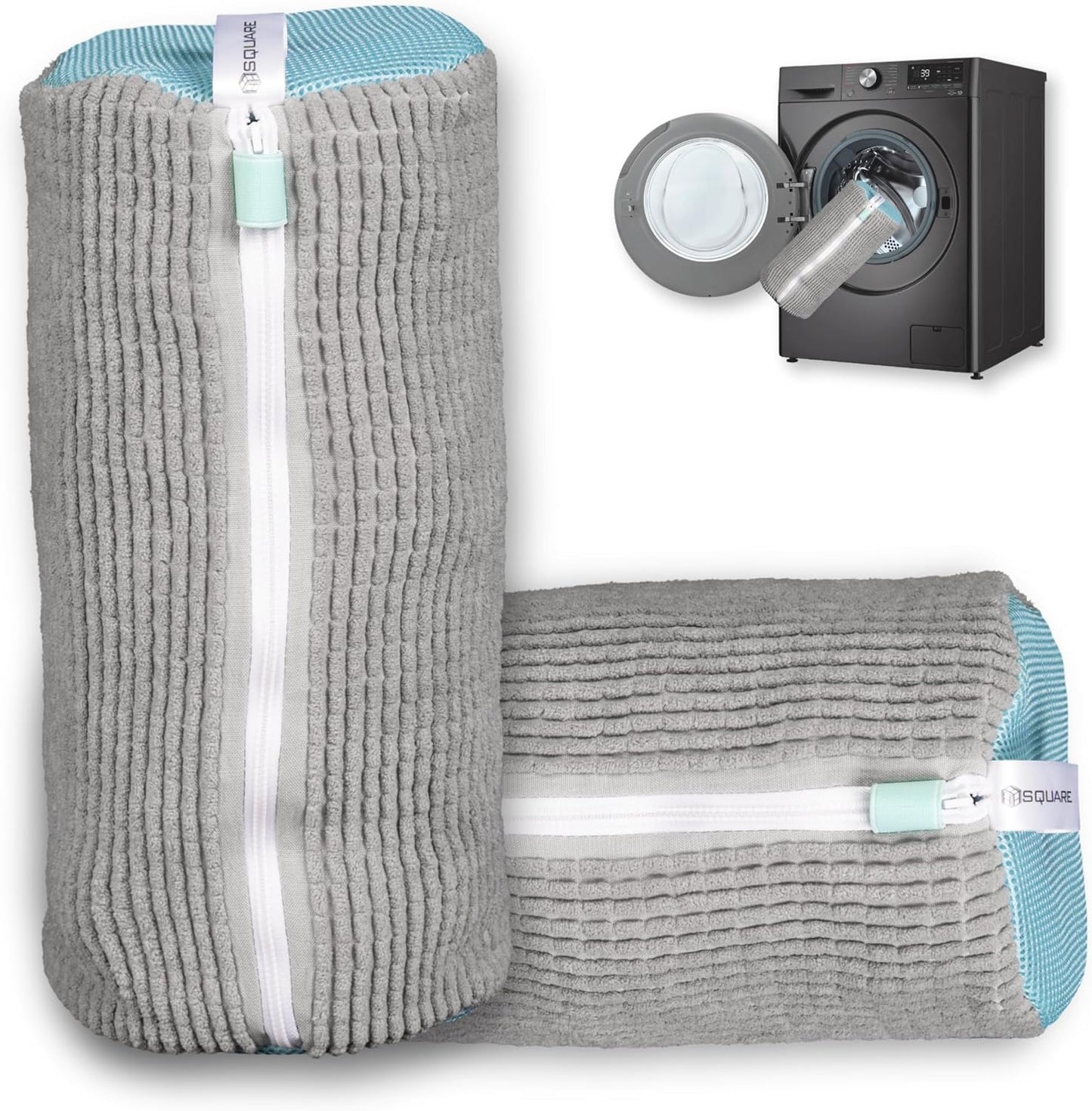 Shoe Washing Machine Bag with Soft Bristles - Keep Shoes Looking Fresh!