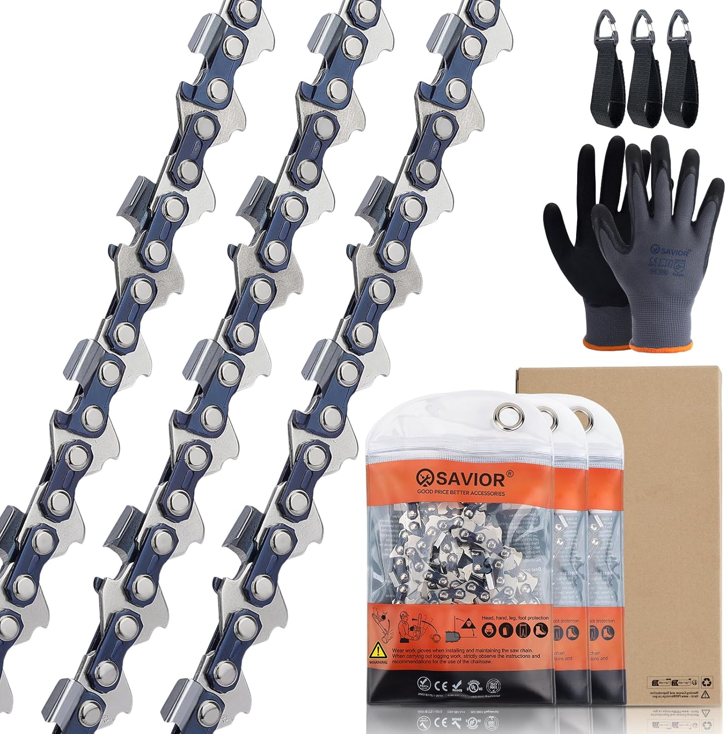 Savior 20 Inch Chainsaw Chain 81 Drive Links for Stihl Models