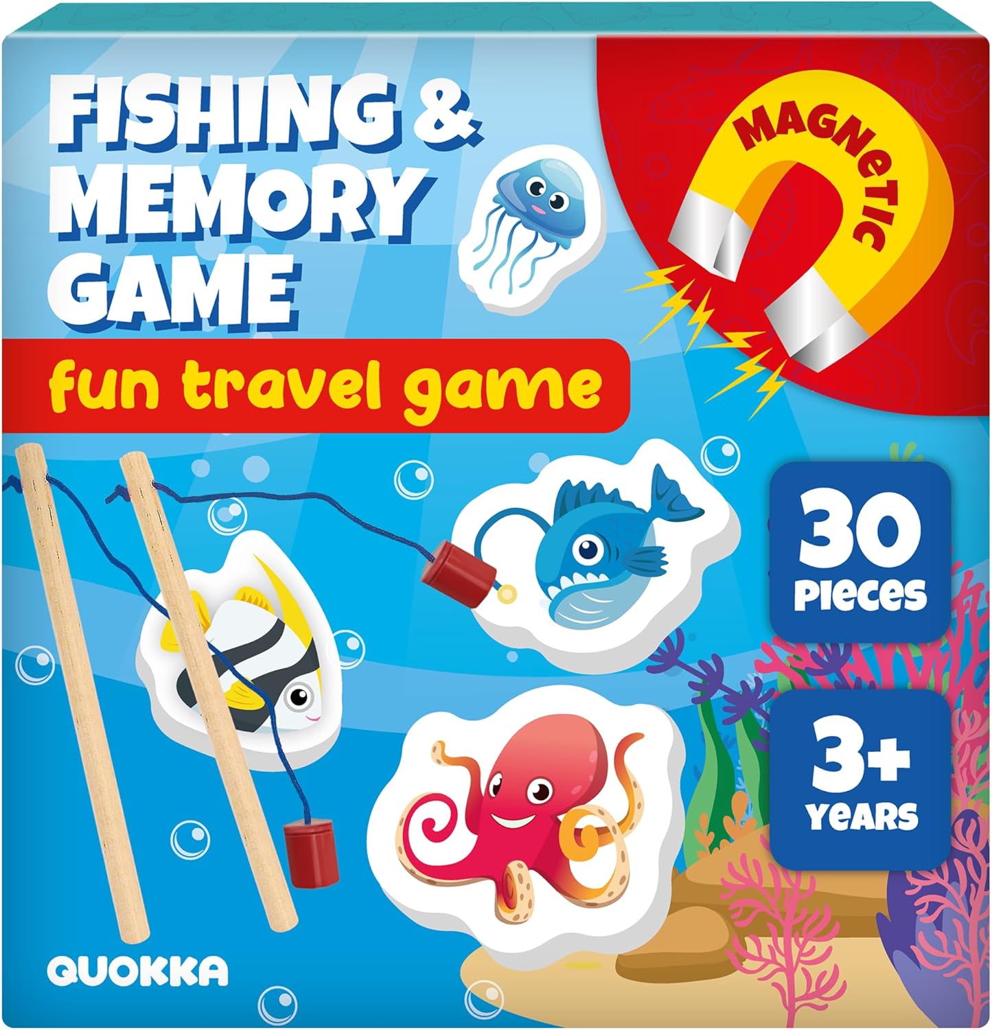 Interactive Magnetic Kids Fishing Game - Travel Fun