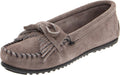 Minnetonka Women's Kilty Suede Hardsole Moccasin - Comfortable All-Day