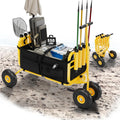 Bonnlo Fishing Cart Foldable Beach Wagon - Heavy Duty Transport