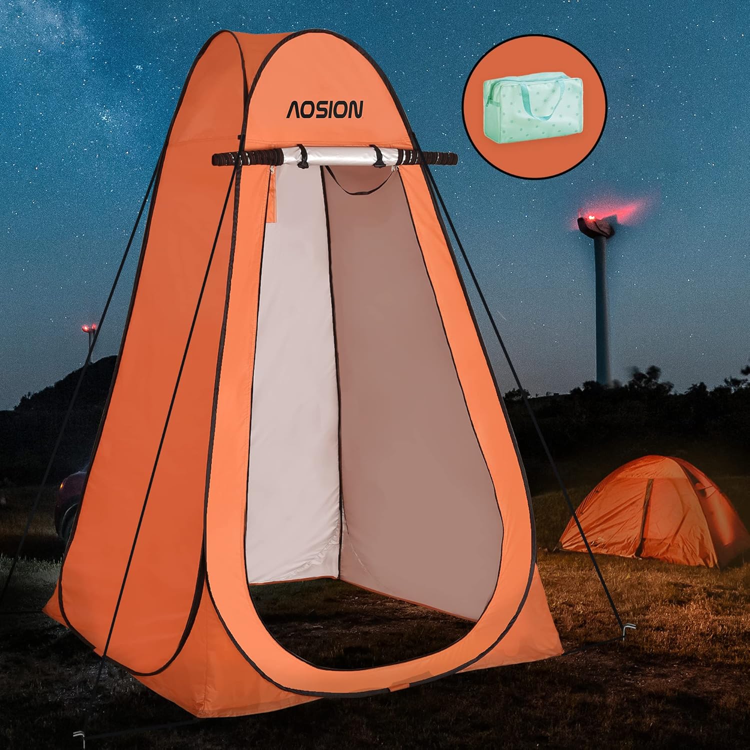 AOSION Privacy Shower Tent for Camping and Outdoor Activities