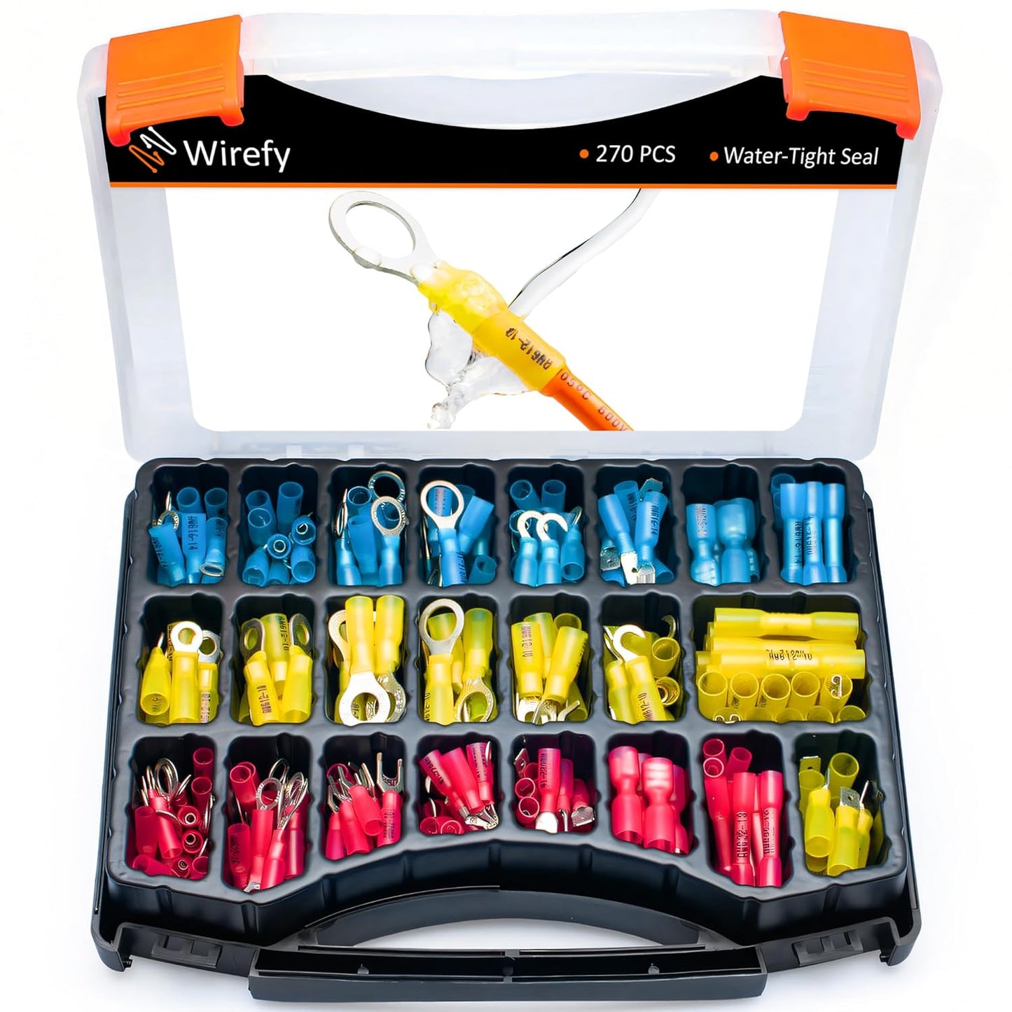 Wirefy Heat Shrink Wire Connectors Kit for All Applications