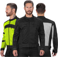 Nomad Mesh Motorcycle Jacket for Men - Hi-Viz Summer Riding