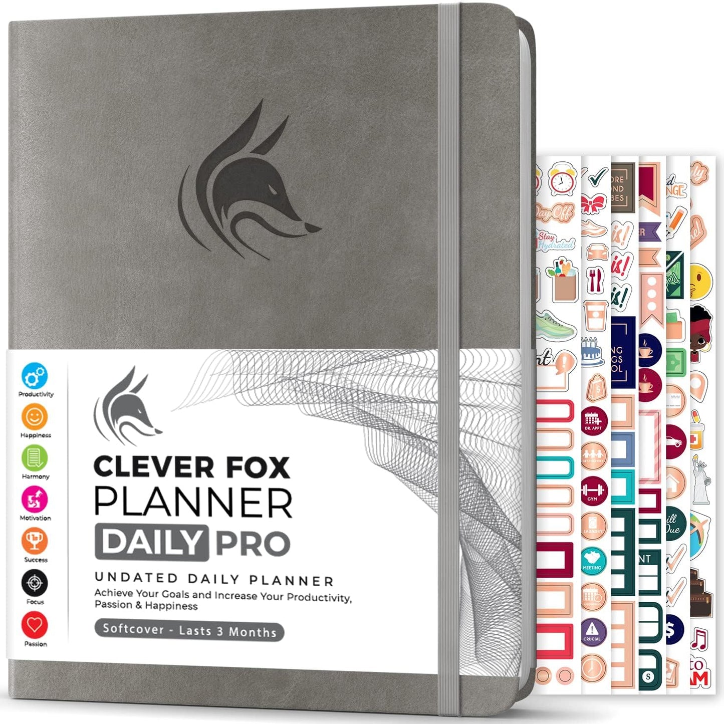 Clever Fox Planner Daily PRO - A4 Size Daily Life Planner
