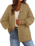 MEROKEETY Women's Chunky Cardigan Sweaters - Oversized