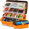 PLUSINNO Large 4-Layer Tackle Box with 547Pcs Kit - Organized Angling
