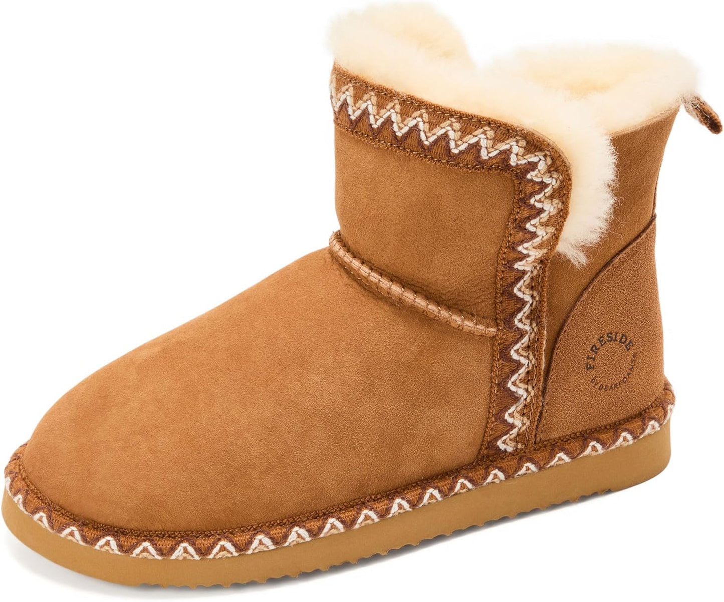 Fireside Shearling Water Resistant Indoor/Outdoor Boot Slipper