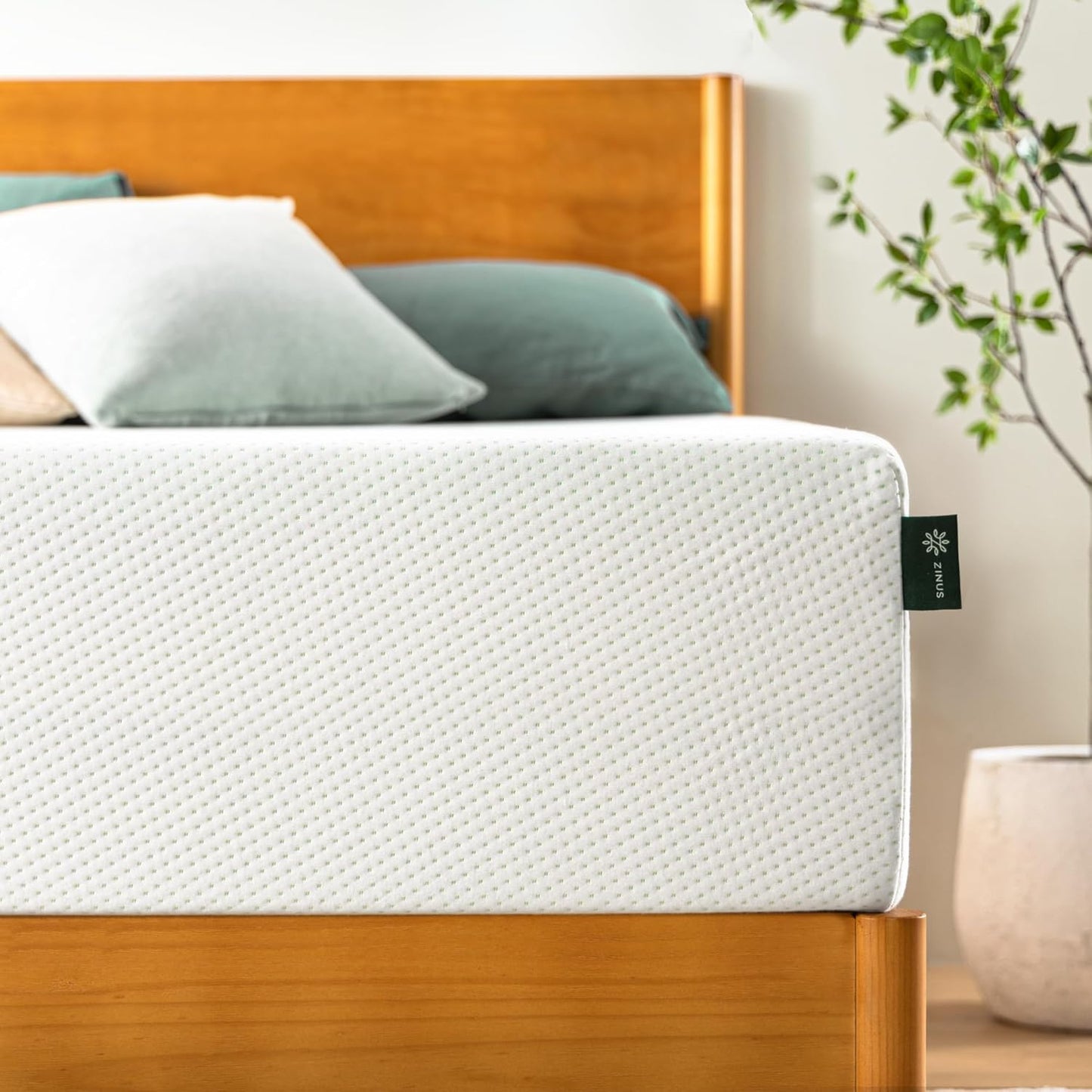 ZINUS 10 Inch King Green Tea Memory Foam Mattress Review
