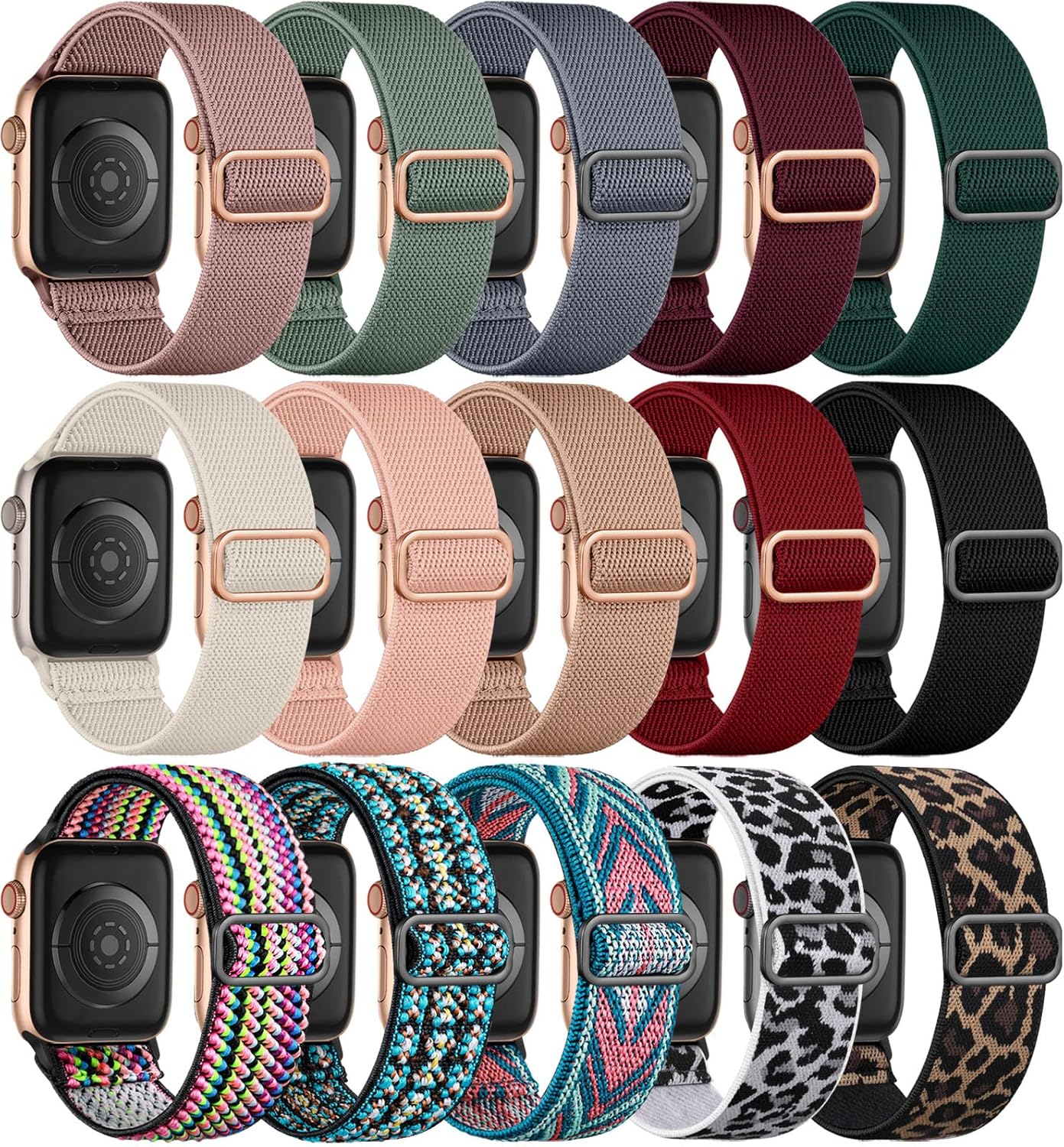 GEAK Stretchy Sport Watch Bands for Women 40mm