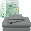 California Design Den Luxury Queen Size Sheet Set - Mist Grey