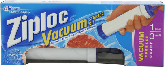 Freshness Sealed: Ziploc Vacuum Kit
