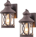 Set of 2 Outdoor Wall Lanterns for Classic Design and Longevity