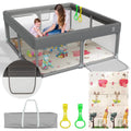 Durable Baby Playpen with Toy Storage & Non-Slip Base 71x59 by Little Generation