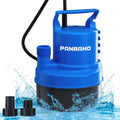 1/2 HP Submersible Water Pump 2900 GPH Portable Sump Pump - Fast Drain