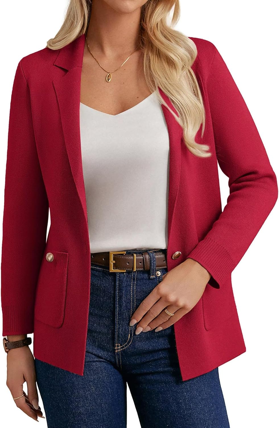 Stylish Women Sweater Blazers for Business Casual Wear