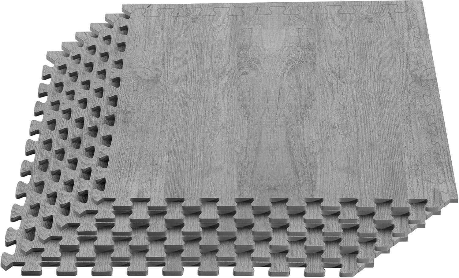 Forest Floor Farmhouse Printed Foam Tiles for Stylish Flooring