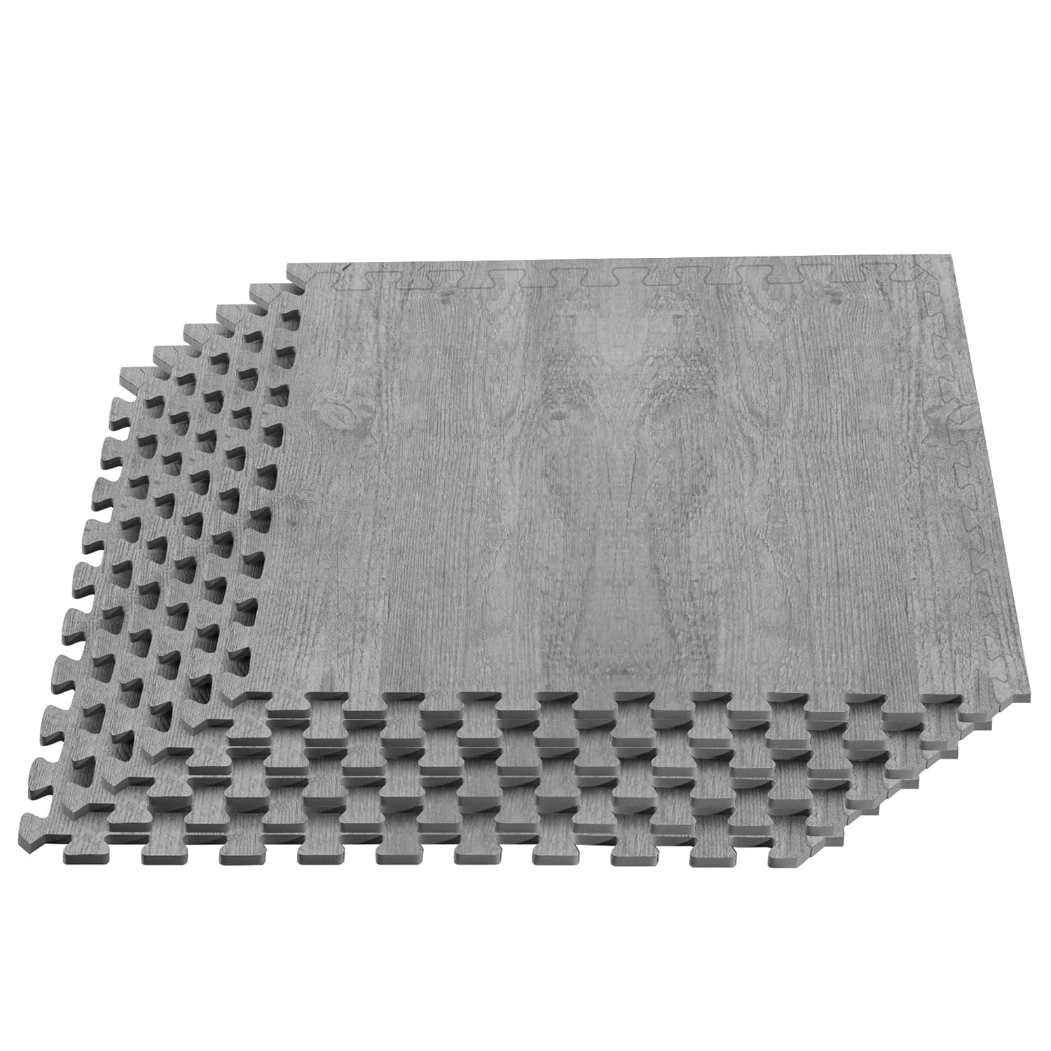 Forest Floor Farmhouse Printed Foam Tiles for Stylish Flooring