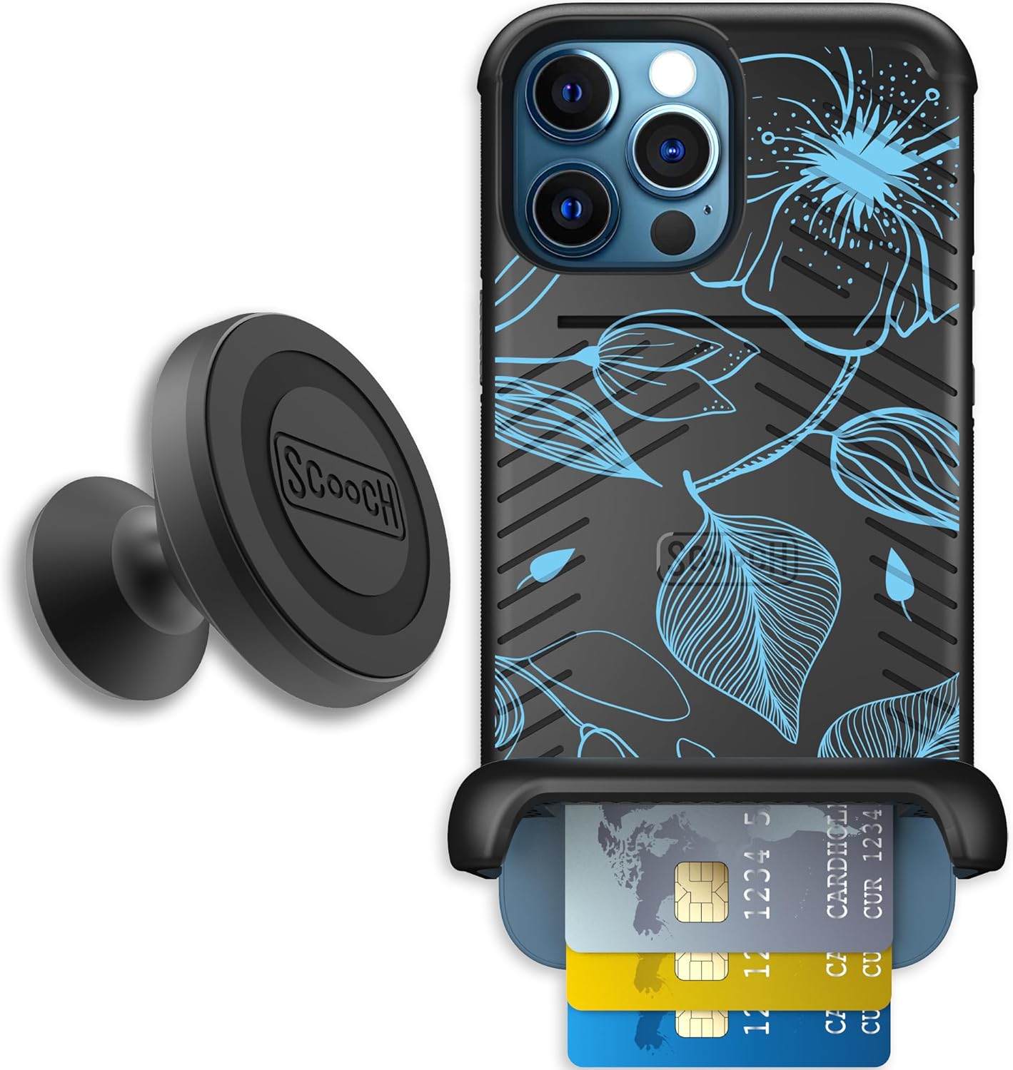 Scooch Wingmate Wallet Case for iPhone 12 Pro Max with RFID