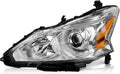 13-15 Nissan Altima Sedan Headlights Assembly - Chrome Left Driver