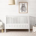 Galileo Standard Crib in White - Convertible 3-in-1 Crib