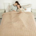 Electric Blanket King Size Single Control - Fast Heating, Soft Sherpa