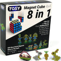 TOSY Magnet Cube 4x4 Puzzle Toy - 8-in-1 Creative Fidget Set