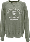 Blue 84 Women's Burnout Crewneck Sweatshirt - Vintage Spartans Pride