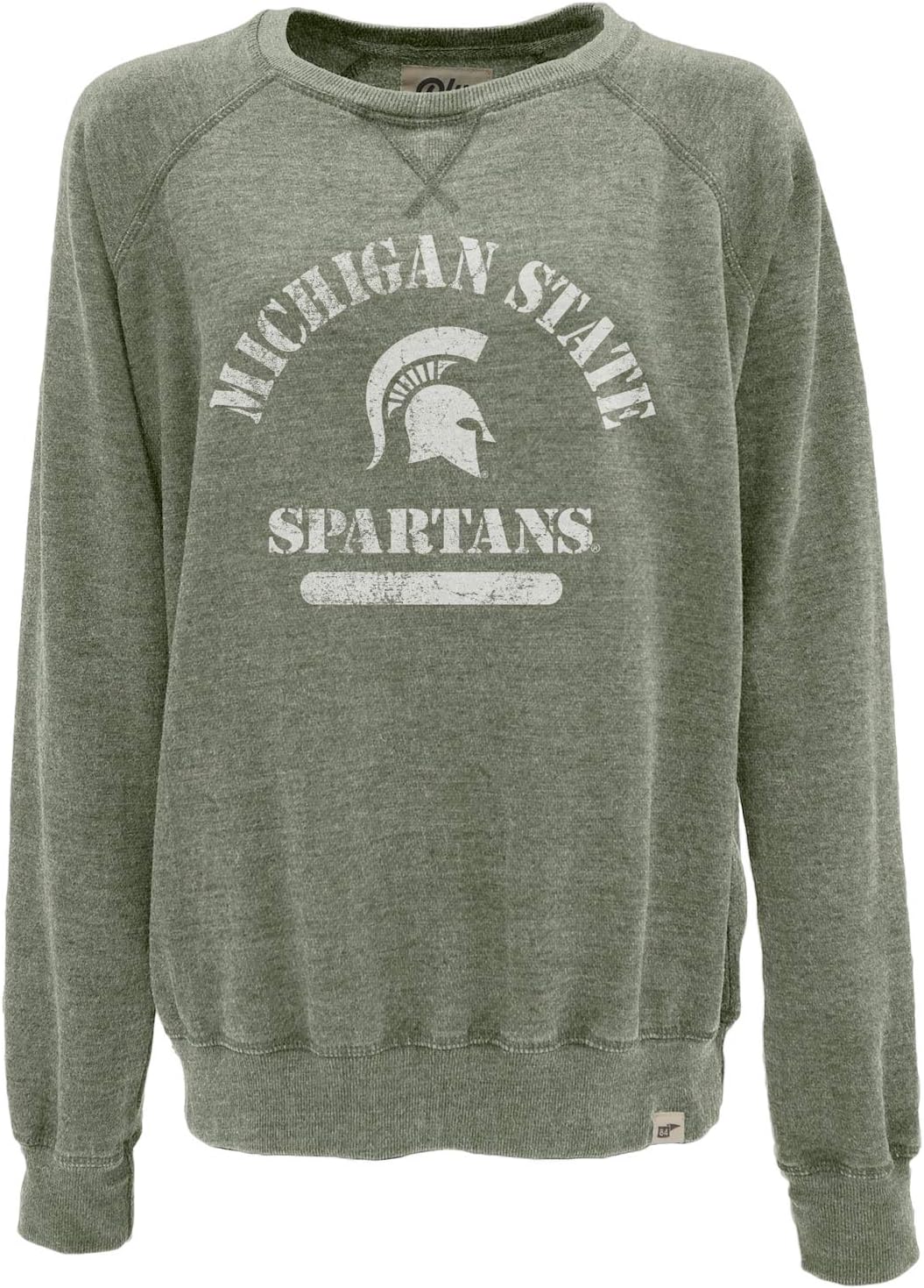 Michigan State Spartans Women's Burnout Crewneck Sweatshirt