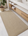 Color and Geometry Large Chenille Bathroom Rugs for Ultimate Comfort