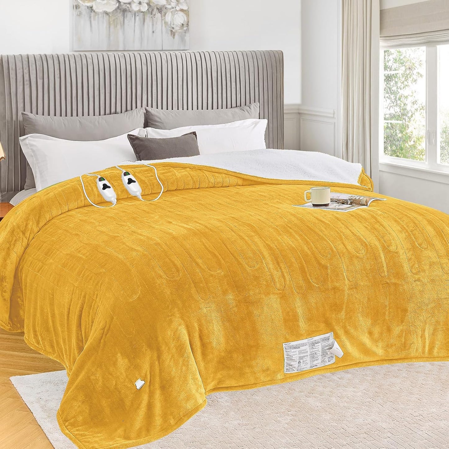 Greenoak Heated Blanket Electric King Size for Ultimate Comfort