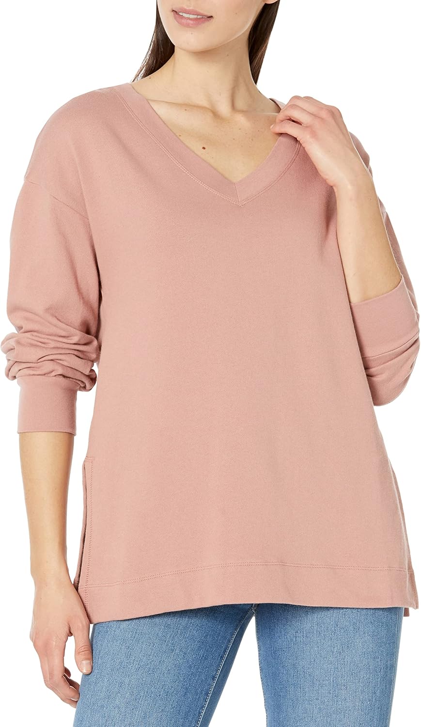 Cozy GAP Fleece V-Neck Tunic