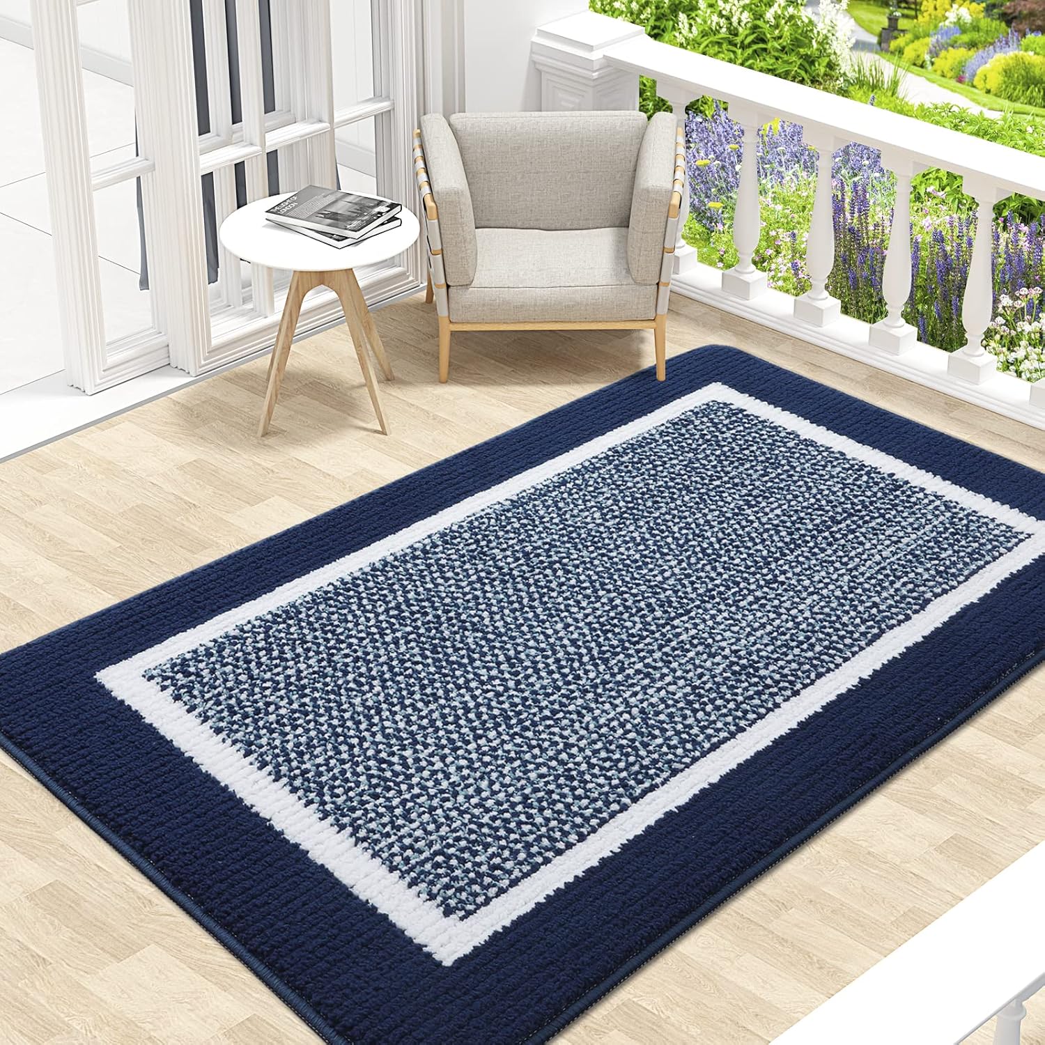 Colorxy Indoor Door Mat: Non-Slip, Absorbent, Washable Design