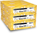 Neenah Exact Vellum Bristol 8.5in x 11in 67 lb 3-Pack - Sturdy White