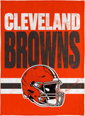 FOCO NFL Soft Plush Throw Blanket for Cleveland Browns Fans