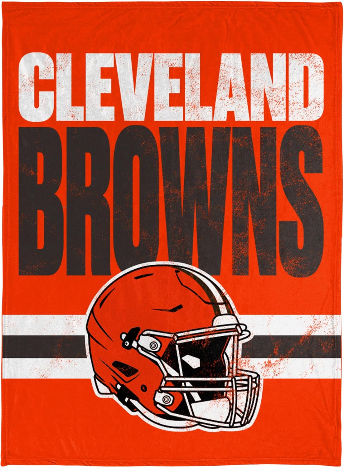 FOCO NFL Soft Plush Throw Blanket for Cleveland Browns Fans
