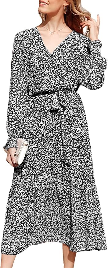 PRETTYGARDEN Women's Floral Print Boho Dress for Every Occasion