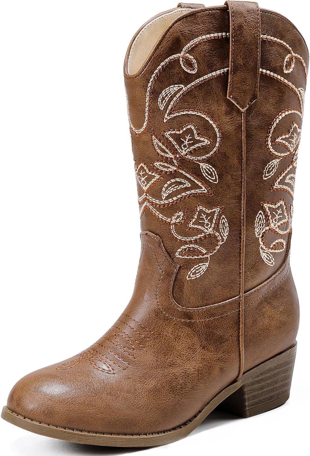 Cowgirl Boots for Girls Mid Calf Youth Cowboy Western Style