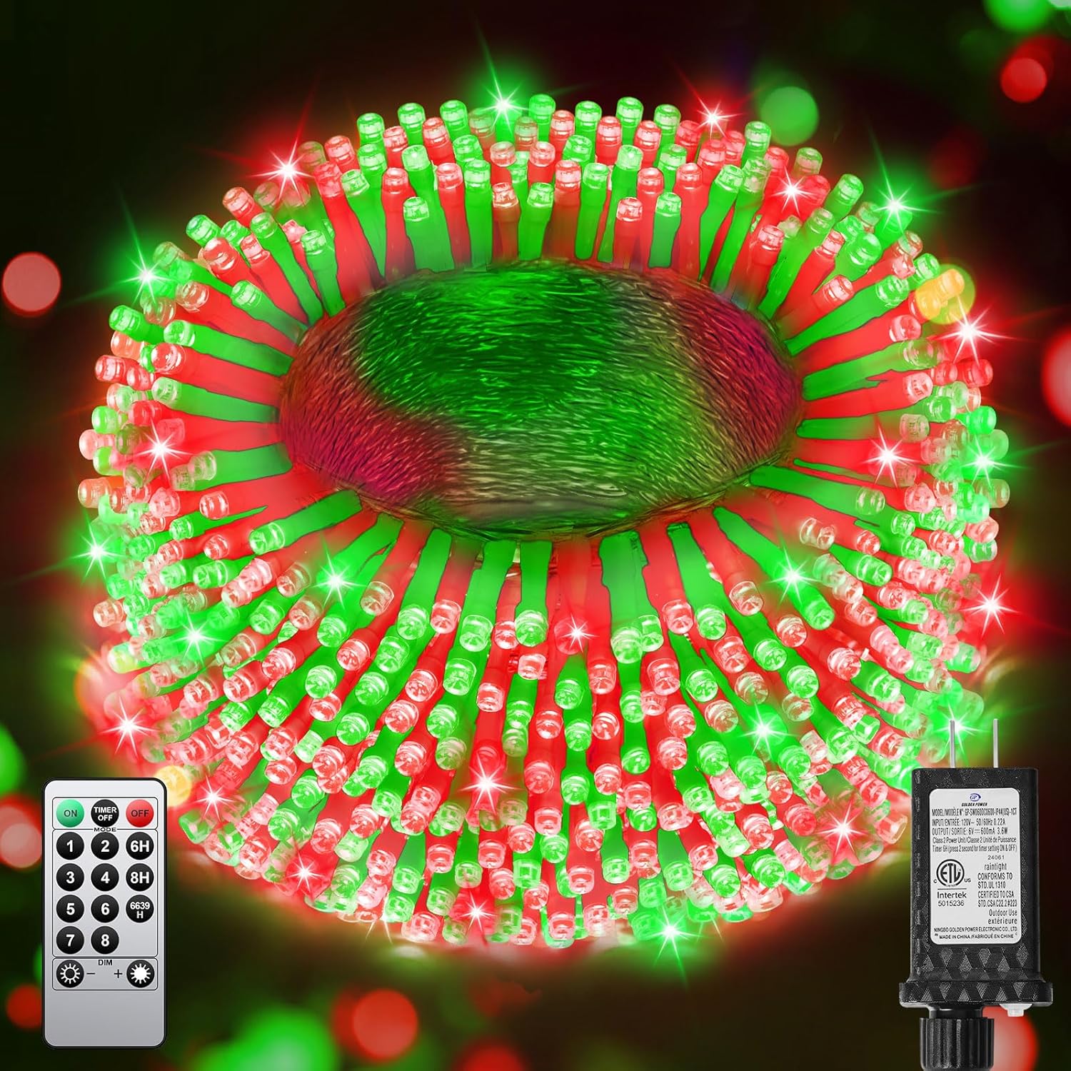 355FT 900 LED Christmas Lights for Outdoor and Indoor Use