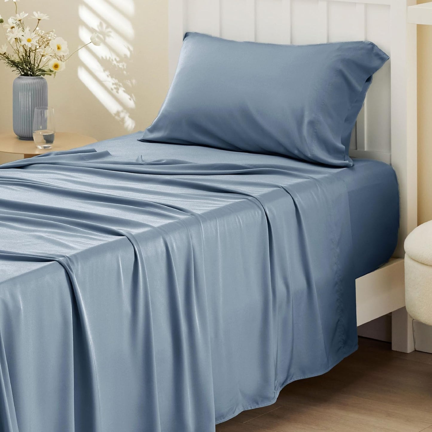 Cooling Sheets Twin XL Set for Hot Sleepers - Soft & Breathable