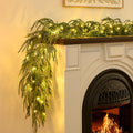 9FT Pre-Lit Christmas Garland with Lights for Festive Decor