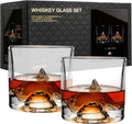 LIITON K2 Nepalese Heavy Crystal Whiskey Glasses Gift Set